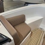Front deck view of the Majestic II with panoramic ocean scenery